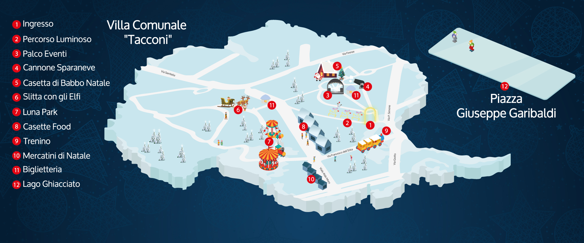 Mappa Di Babbo Natale.La Mappa 2018 Il Villaggio Di Babbo Natale
